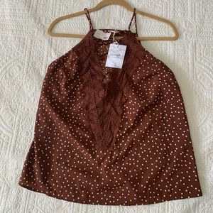 Escape by Blue Pepper: Ashlee Lace Up Cami